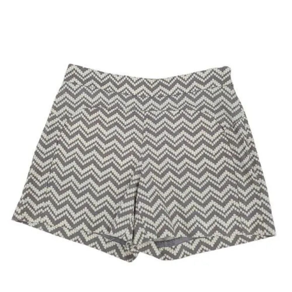 5 for $25 Anthropologie Cartonnier Gray Cream Women's Shorts Size 4